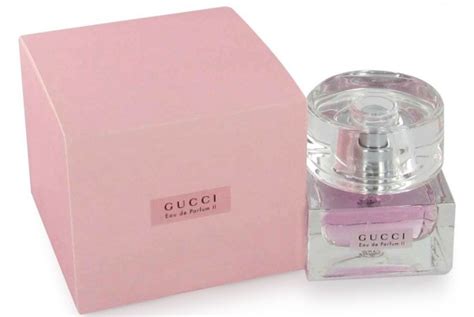 gucci perfume pink square bottle.